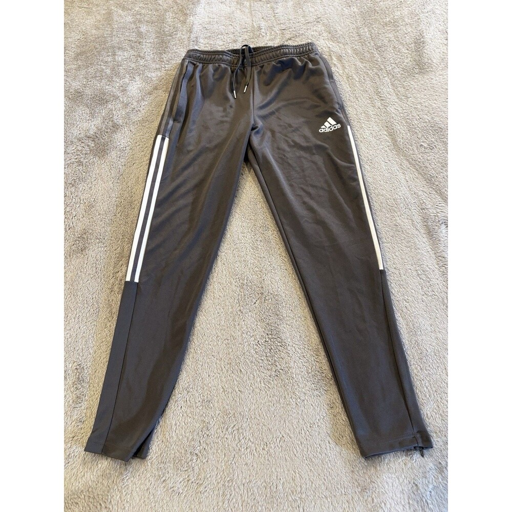 Adidas Tiro 21 Primegreen AEROREADY Track Pants Gray White Mens SZ Med